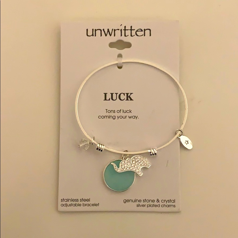Unwritten elephant “luck” bracelet